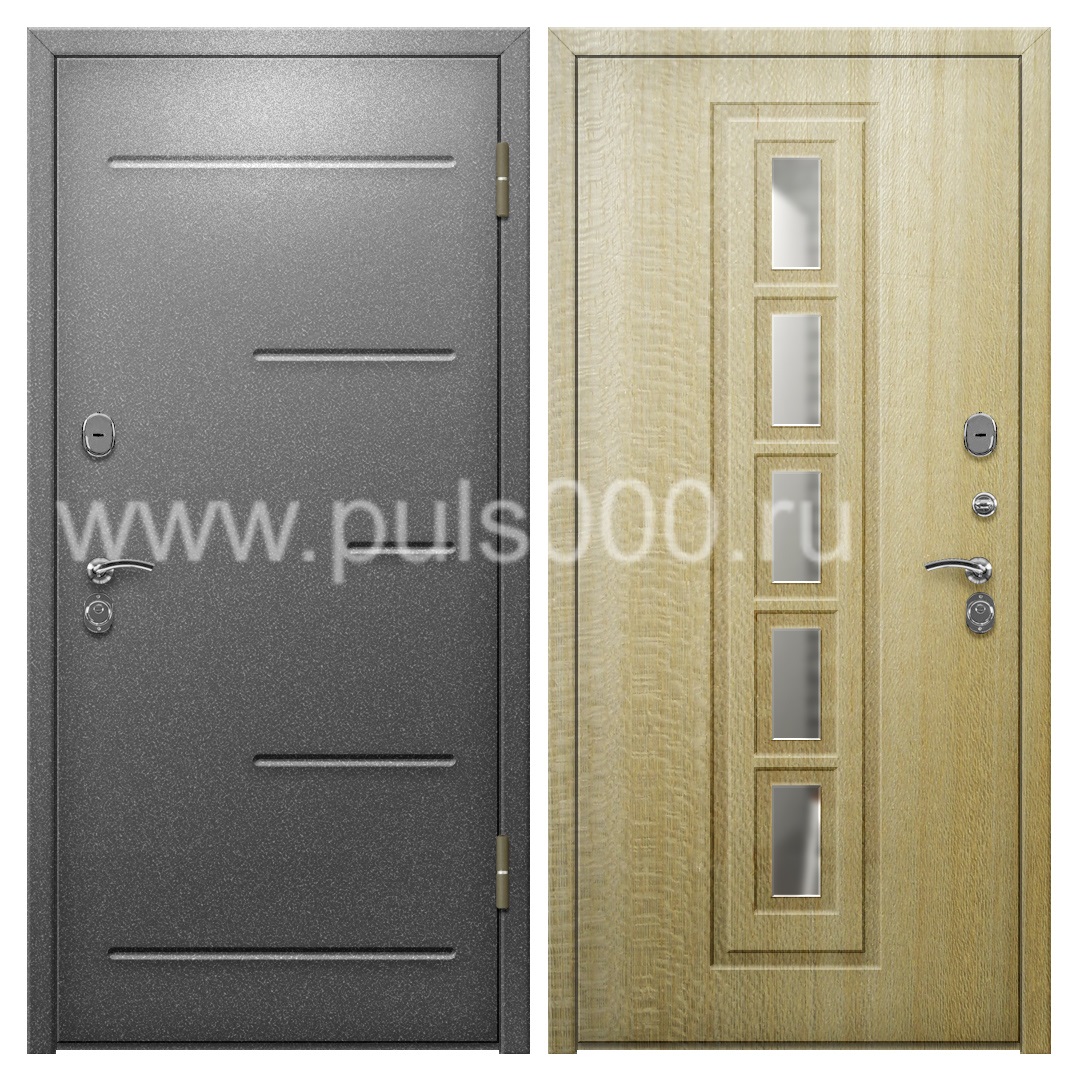 Входная дверь с порошковым напылением и утеплителем в квартиру PR-1052, цена 39 050 руб. Входная дверь с порошковым напылением и утеплителем в квартиру PR-1052, цена 39 050 руб.