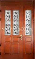 Стальная парадная дверь для коттеджа из МДФ ПР-9, цена 180 000 руб. Стальная парадная дверь для коттеджа из МДФ ПР-9, цена 180 000 руб.